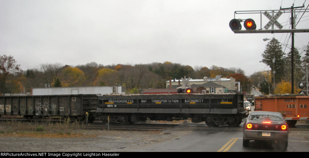 MBTX 18 with concrete tie load