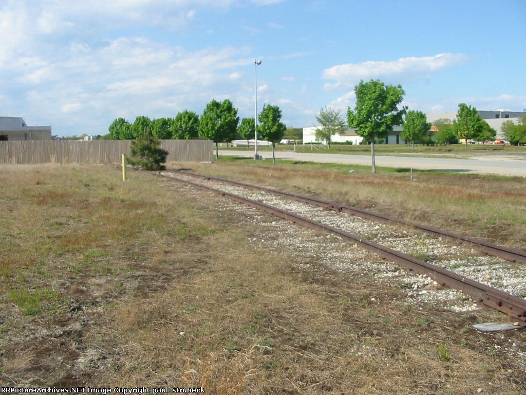 Looking North at the old spur