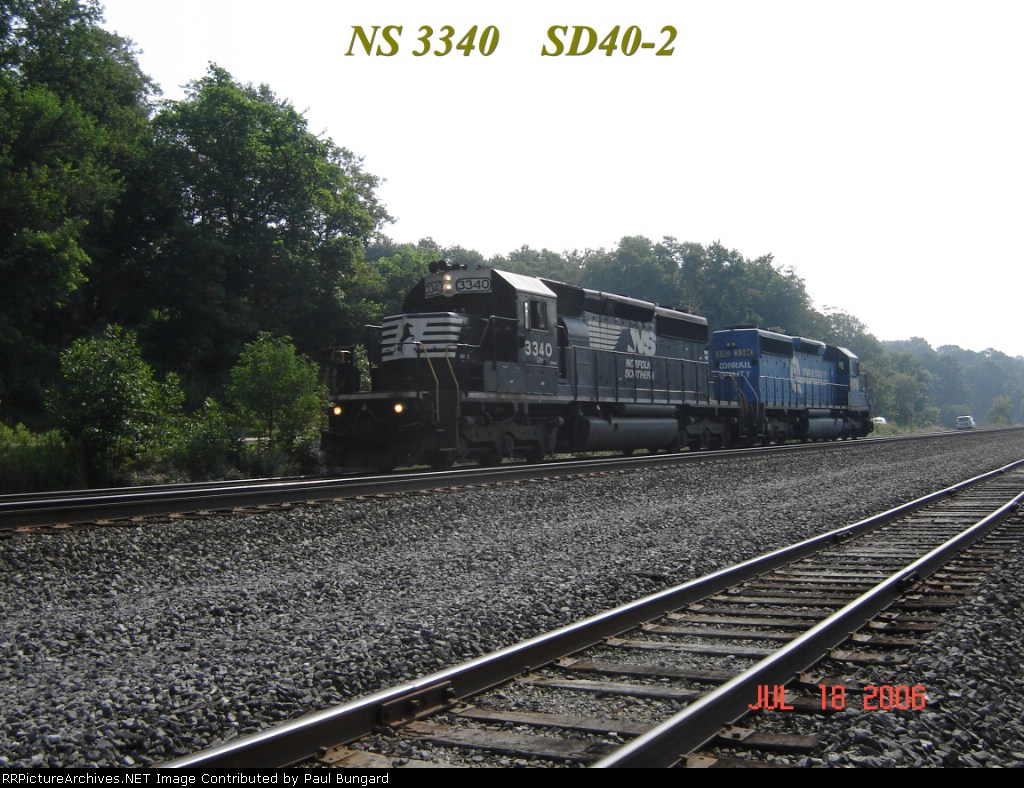 NS 3340  SD40-2   07/18/2006