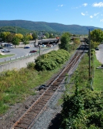 Looking west, Pan Am Railways District 4 freight main line