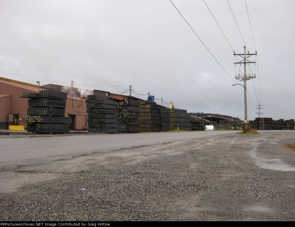 Railroad Tie Plant located right next to BPRR DuBois Yard