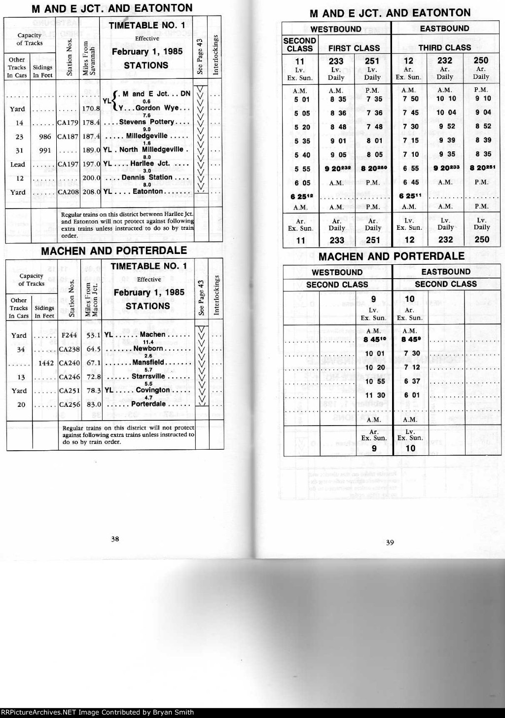 Scan from NS employee timetable