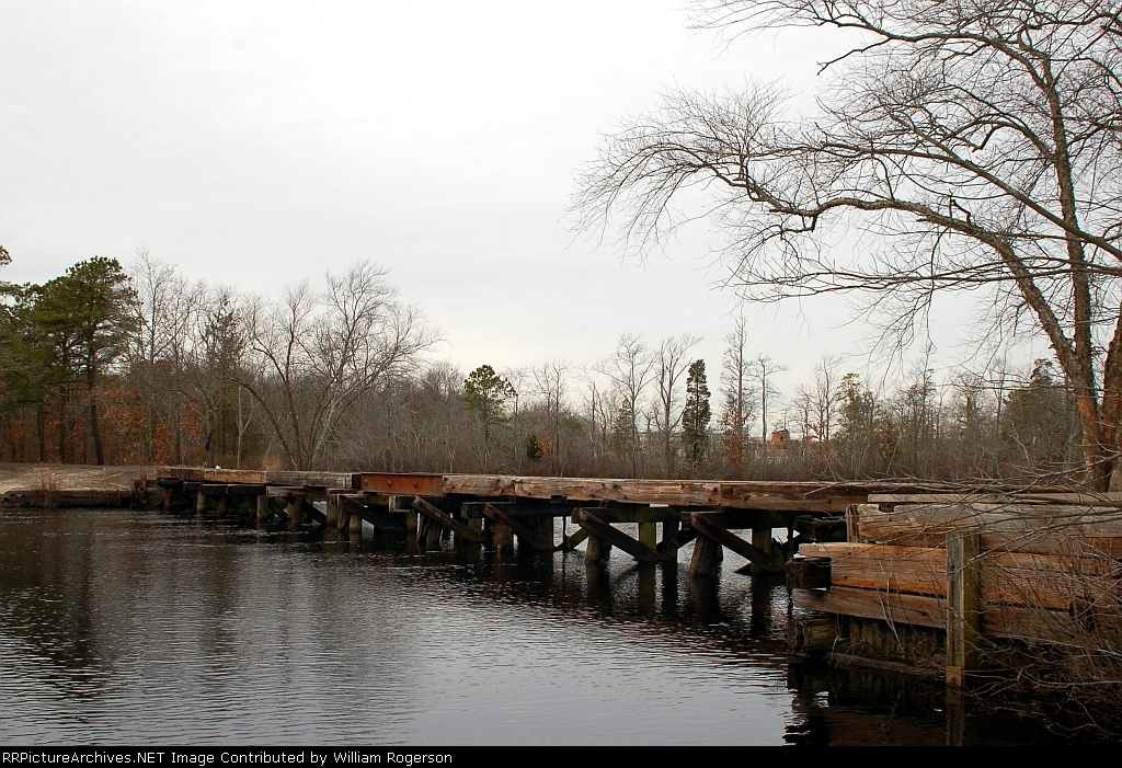 Trestle on the Abandoned Pennsylvania - Reading Seashore Lines Right of Way