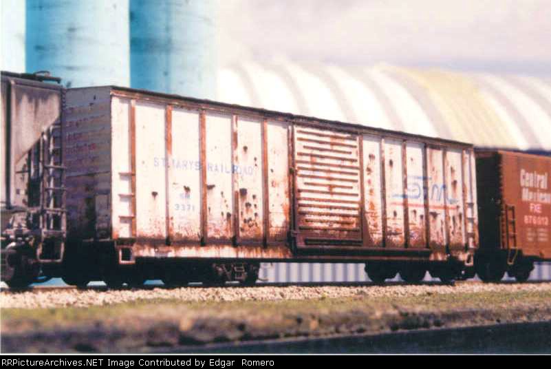 SM 3371. HO scale weathered model.