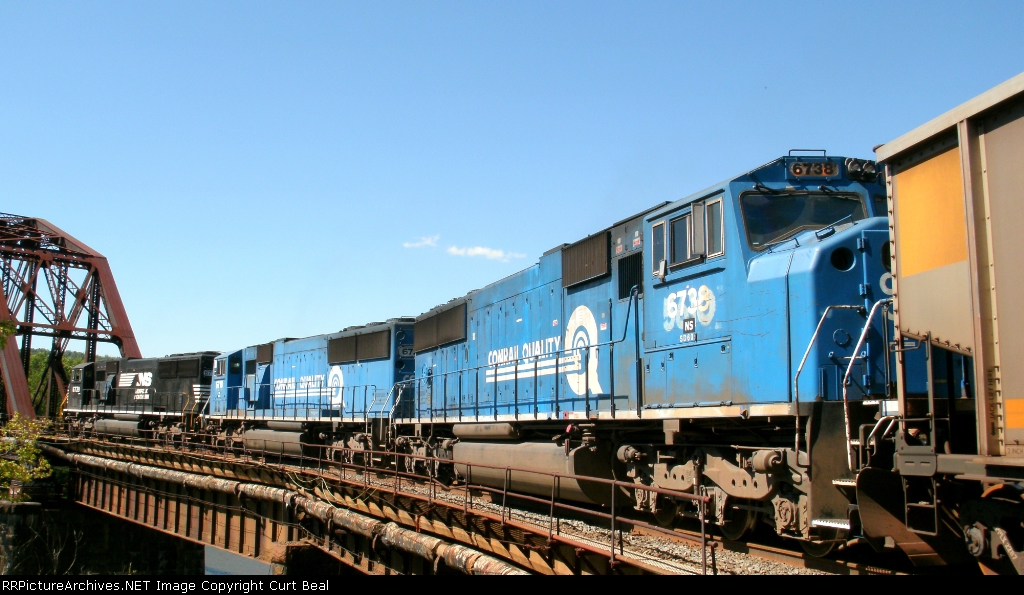 NS 6739,  NS 6718 former Conrail and NS 6738 former Conrail (2)