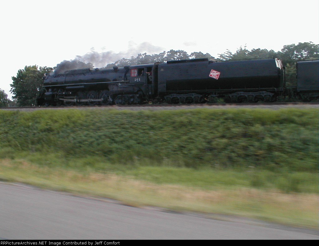 Milwaukee Road 261 at 60 MPH