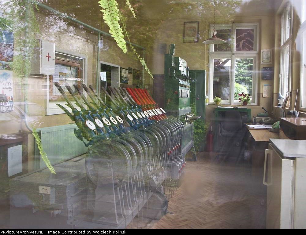 Railway control room, Osowa station (line Gdynia - Koscierzyna)