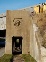 The old PRR "Keystone" on the viaduct where the PRR Toledo yard once was