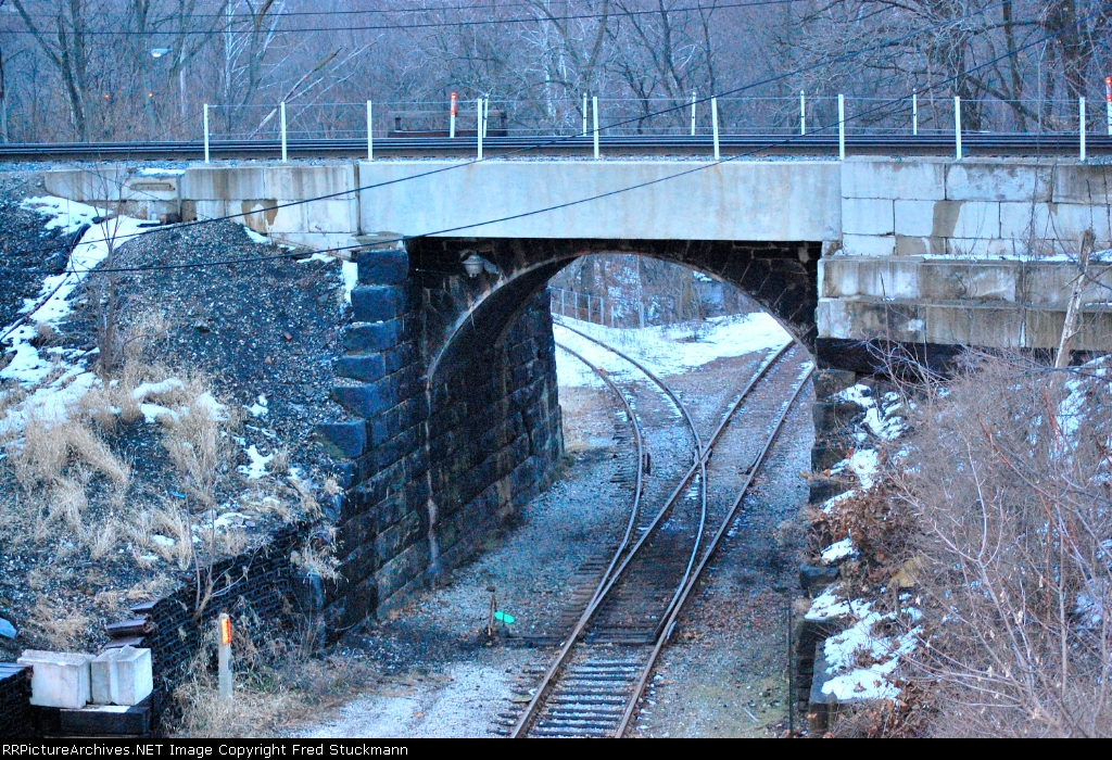 CSX mainline rides across the wye.