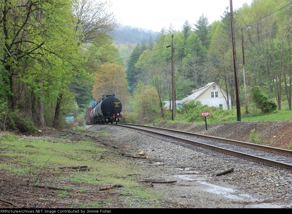 Apr 27, 2010:  Local P-59 starting down the Balsam grade