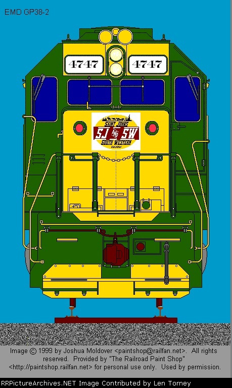 SJSW GP38-2 Front