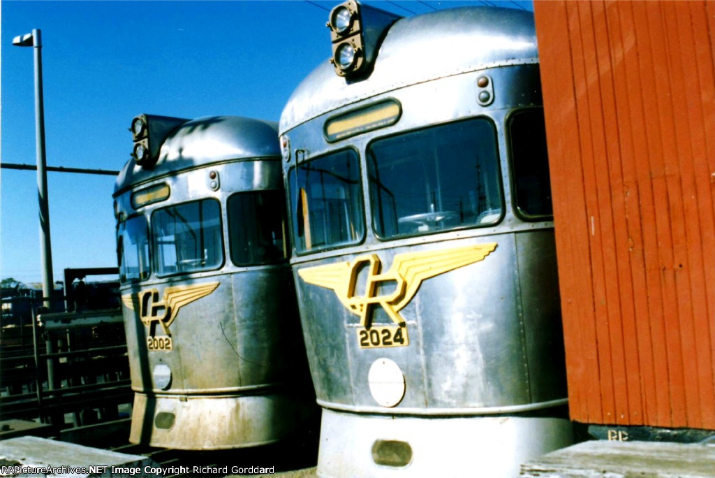 Railcars in the Brisbane yard