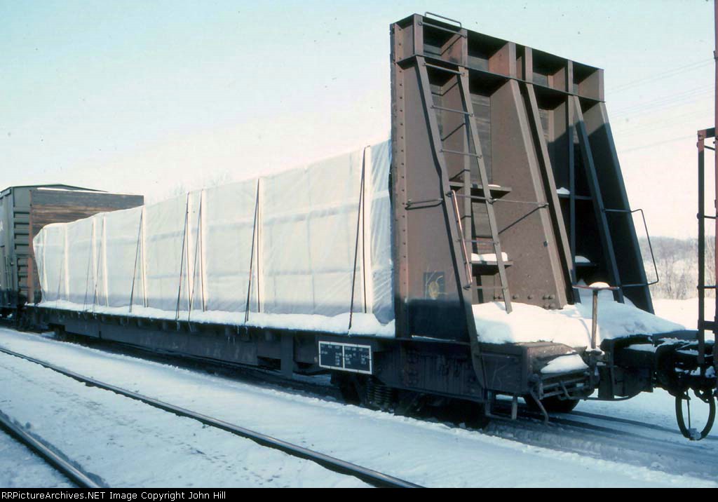1257-32 Unidentified "Trailer Train" Bulkhead Flat