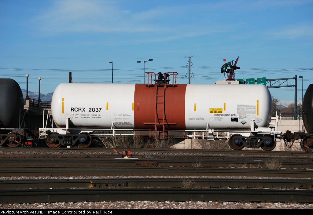 RCRX 2037 20350 Gal. Placard 1789 Hydrochloric Acid