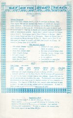 CB&Q Steam Fan Trip Flyer 06/04/65