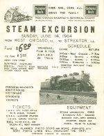 CB&Q Fantrip Flyer 06/14/64