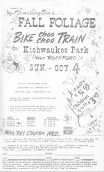 CB&Q Steam Fantrip Flyer 10/04/64