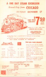 CB&Q Fantrip Flyer 10/17/65