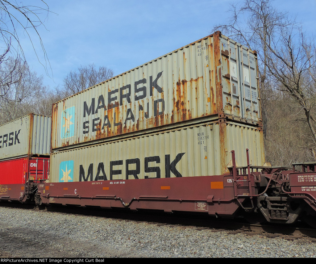BNSF 239776 - MSKU 821886 - MSKU 954275