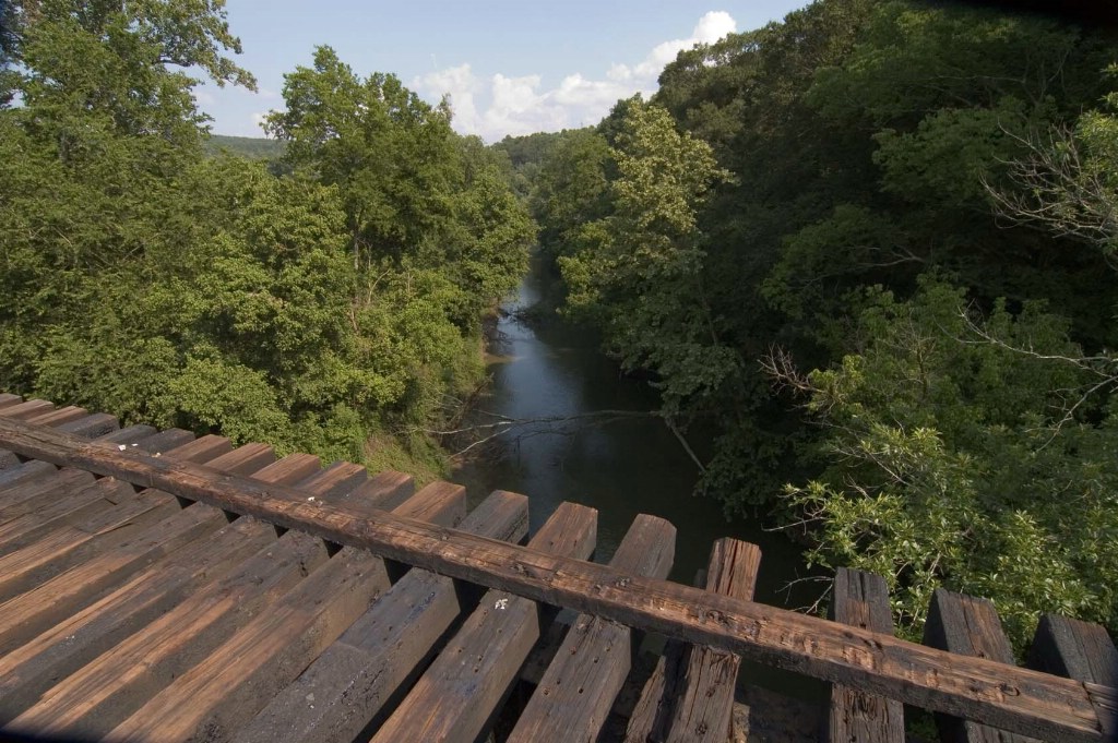 5 Mile Creek from Bridge