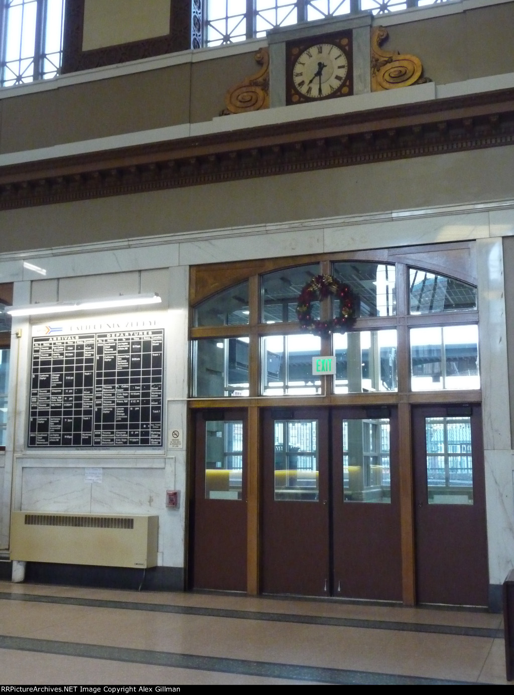 Clock, Schedule, Doorway