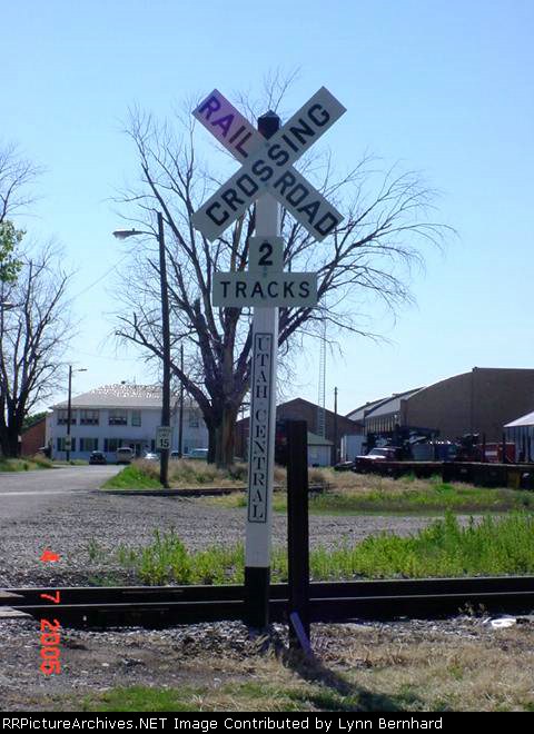 Utah Central Railway Crossbuck