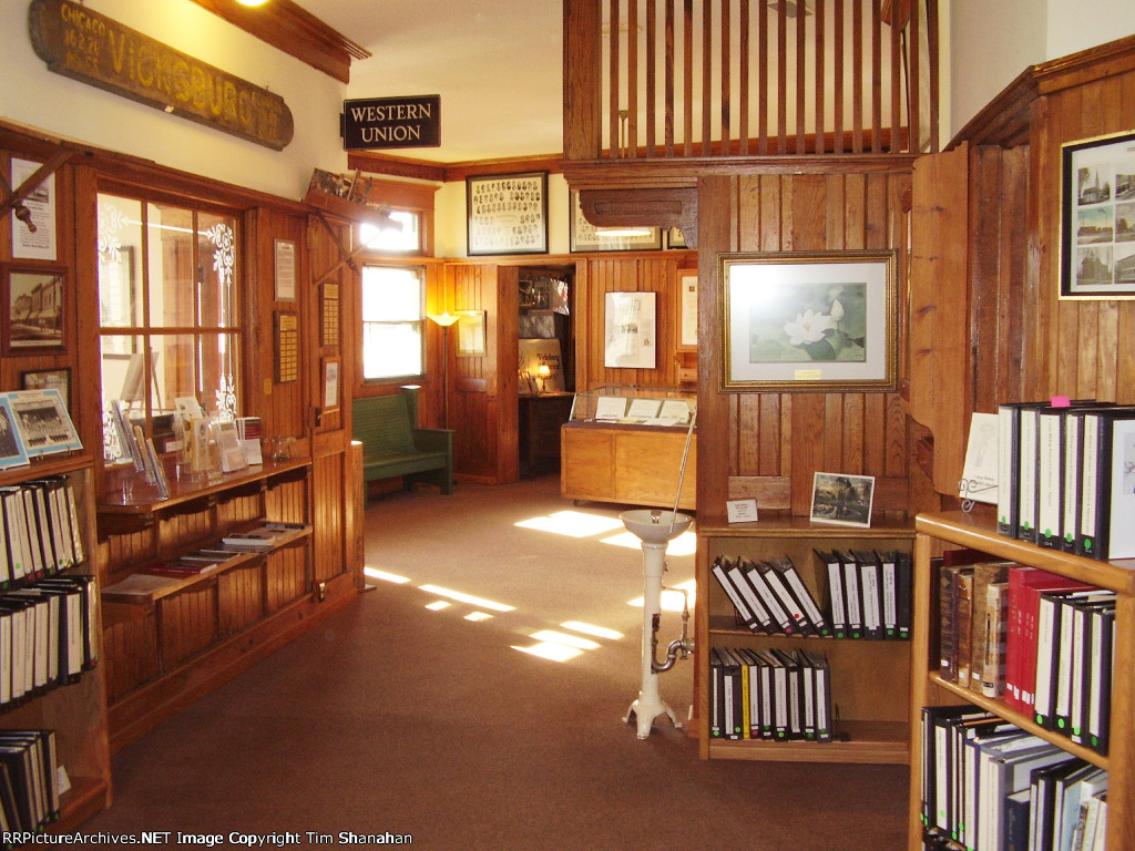 ticket booth and womnen's old waiting room