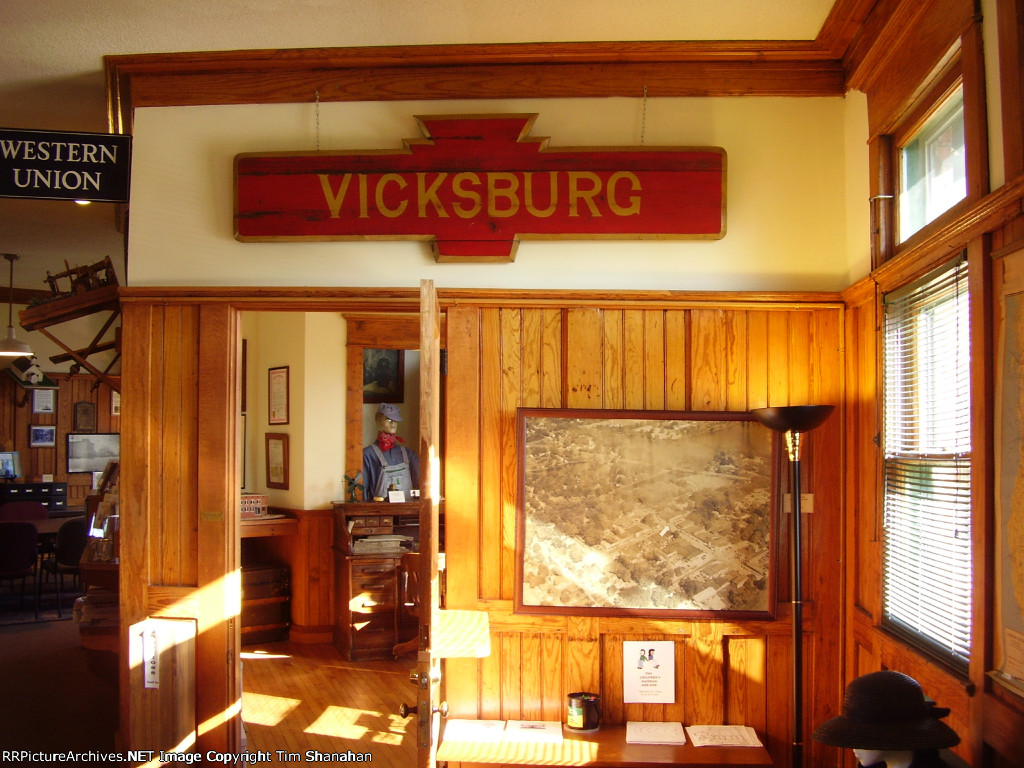 door to ticket booth and operations room