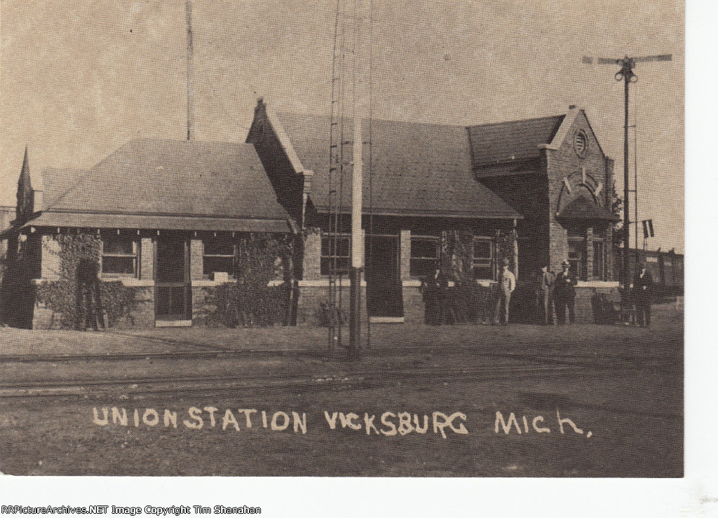 GTW Vicksburg depot 1905