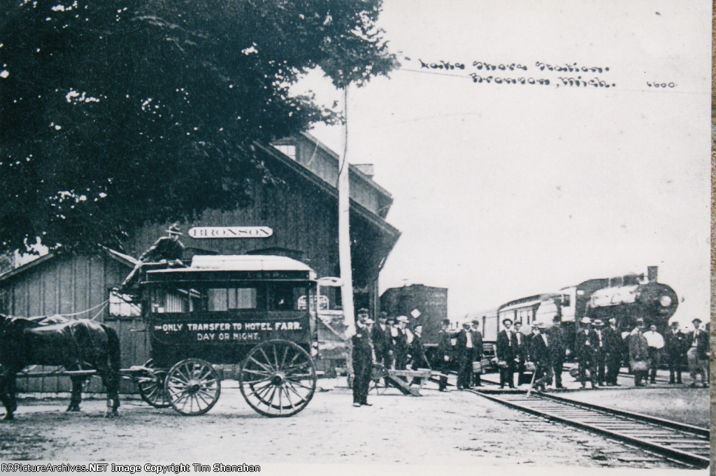 L.S.M.S Bronson depot early 1900's