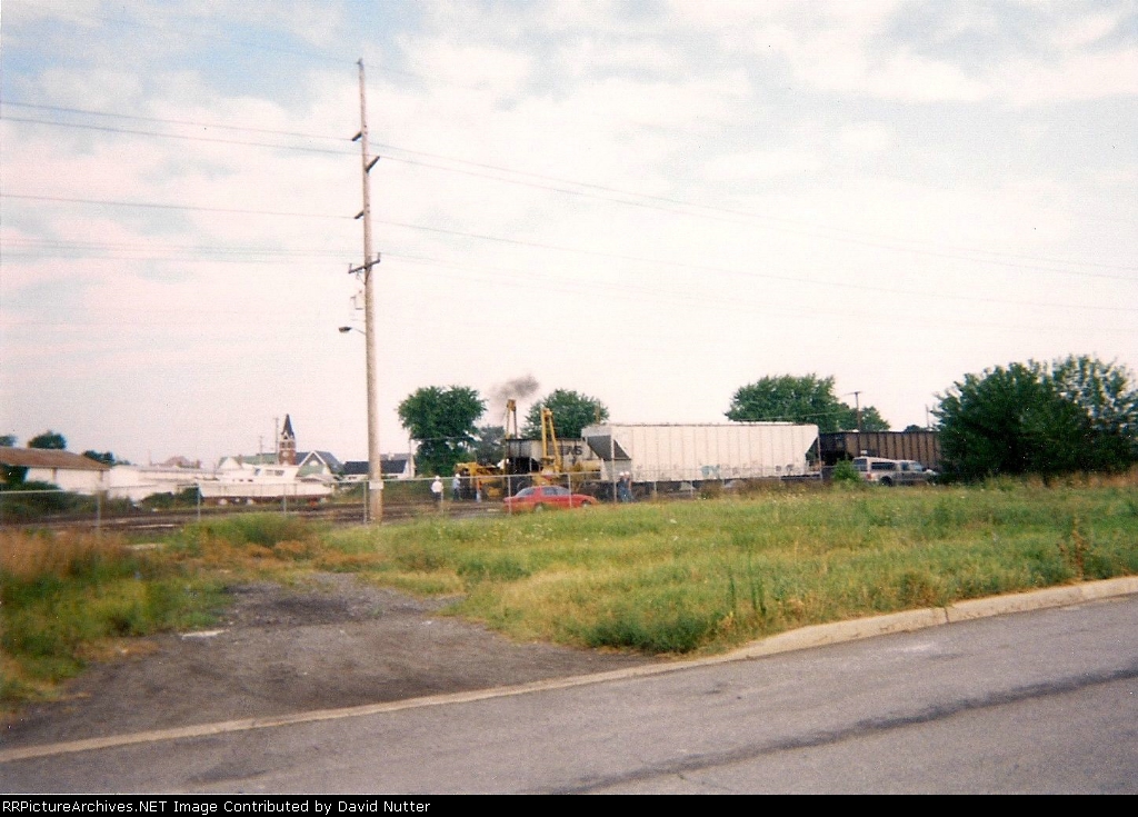 Coal hoppers derailment