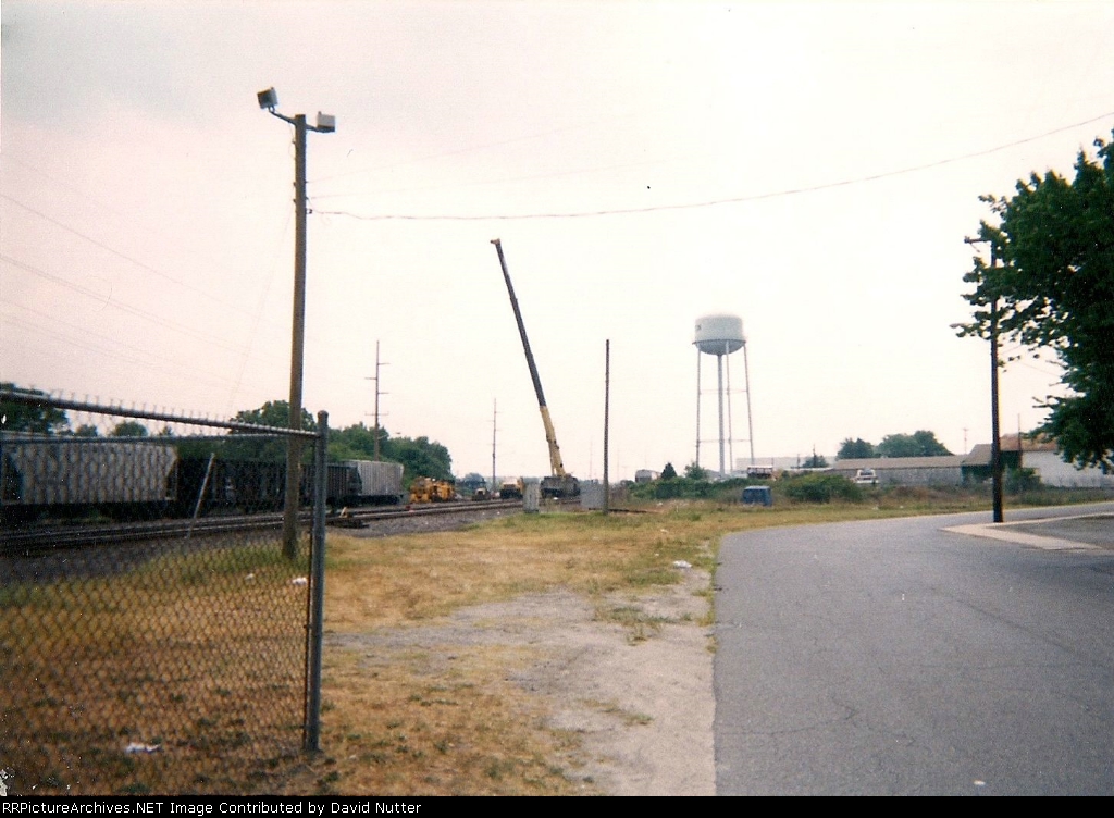 Coal hoppers derailment