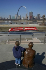 Looking out over the river