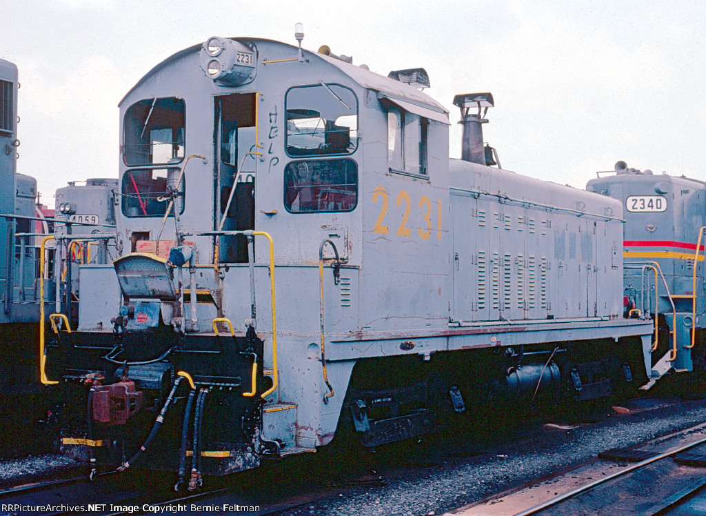 Louisville & Nashville SW7 #2231 in the Tilford Yard Service Center  