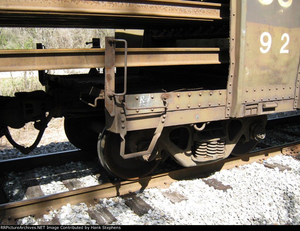 Detail shots of CSX S-1 Rail train at Cusseta, AL