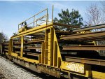 Detail shots of CSX R-1 Rail train at Cusseta, AL