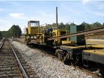 Detail shots of CSX R-7 Rail train at Cusseta, AL