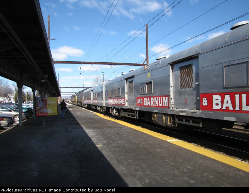 Ringling Bros circus train