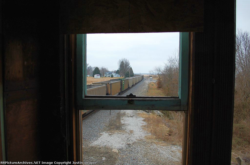 Westbound empty coal train...
