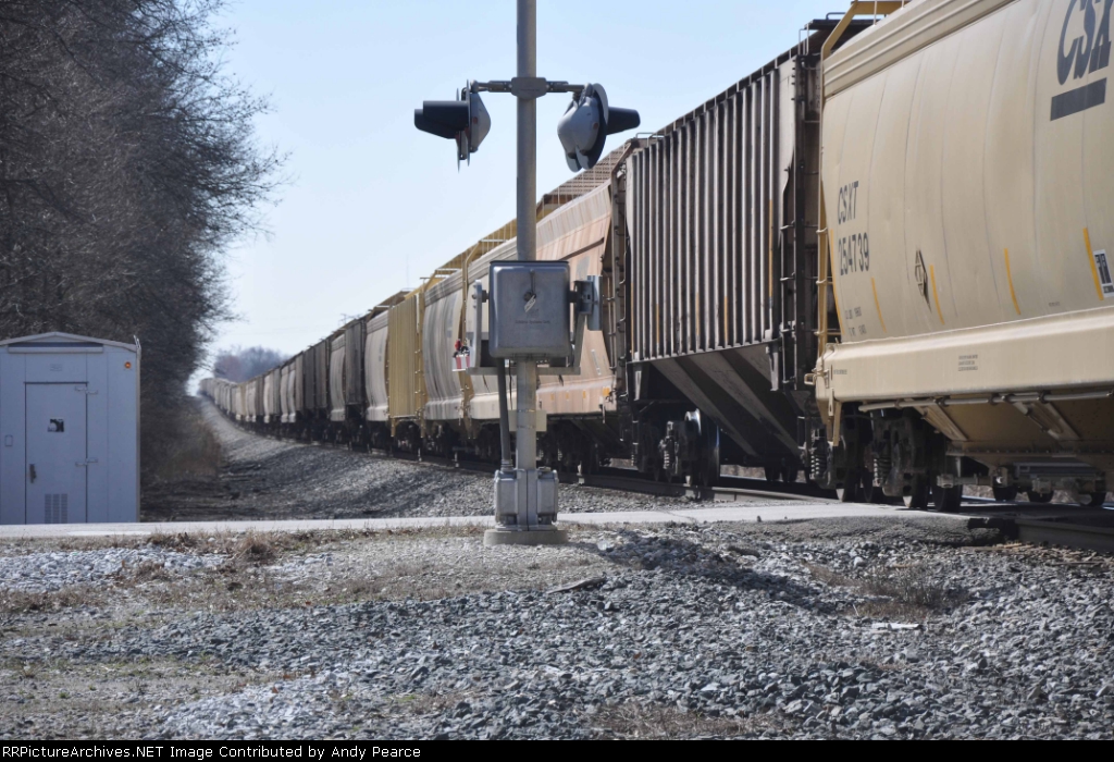 Just a lot of grain rolling over the "mountains" od Western Indiana