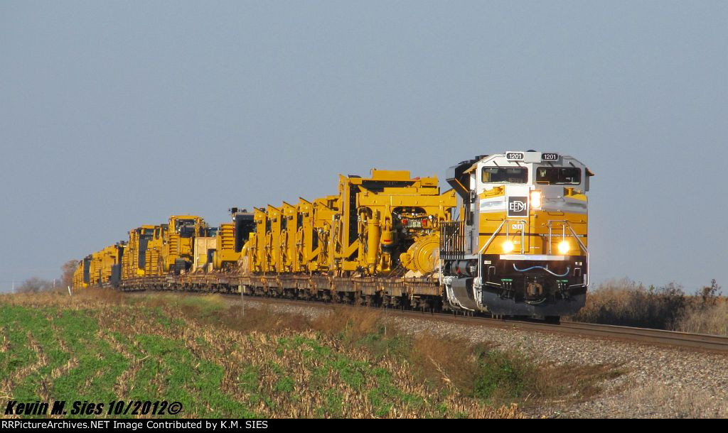 EMDX CAT 1201 leads NS 055