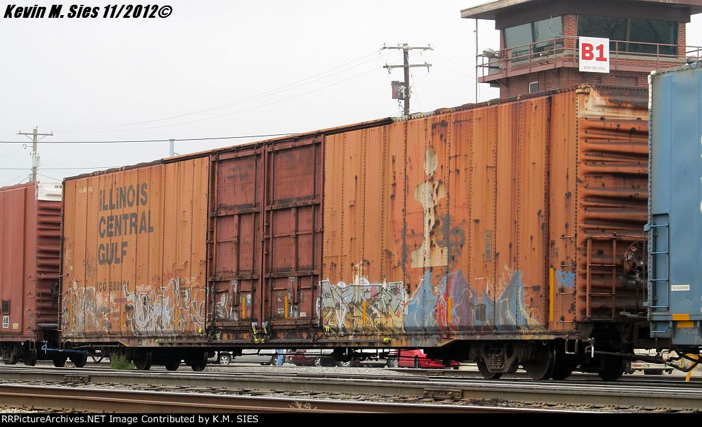 Illinois Central Gulf ICG boxcar