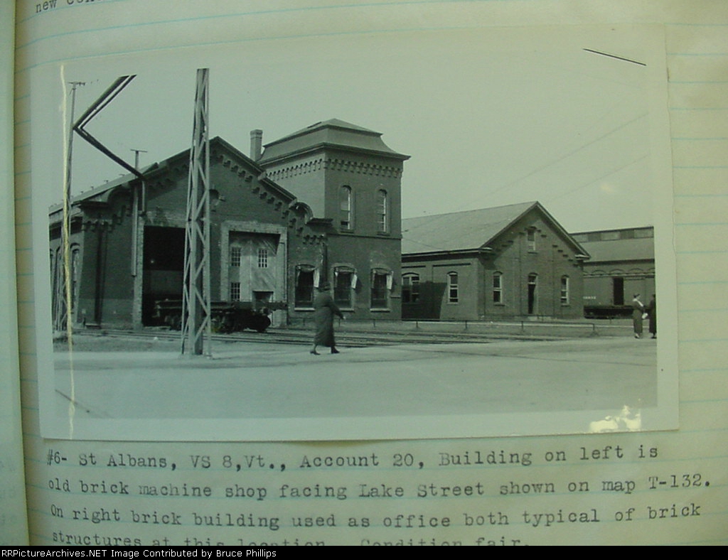 Central Vermont St. Albans Vermont Machine Shop  - 1934