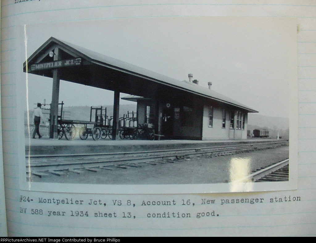 Central Vermont - Depot - Montpelier Jct.  - 1934