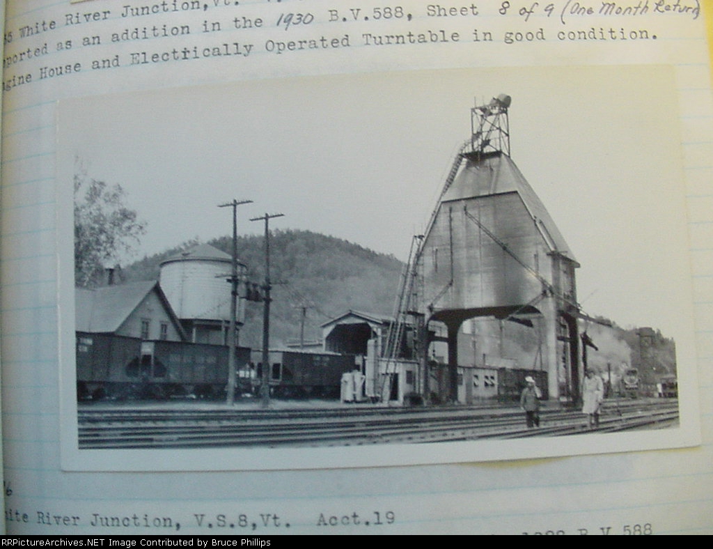 Central Vermont - Servicing Facilities - White River Jct. - 1934
