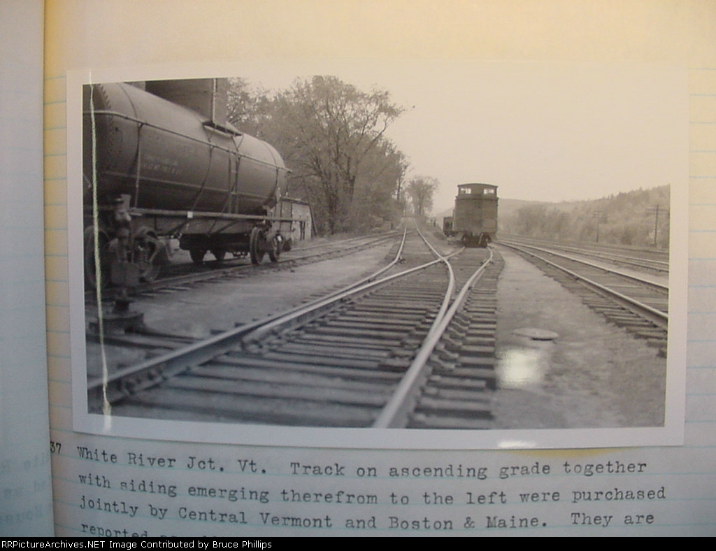 Central Vermont - Yard - White River Jct.   - 1934