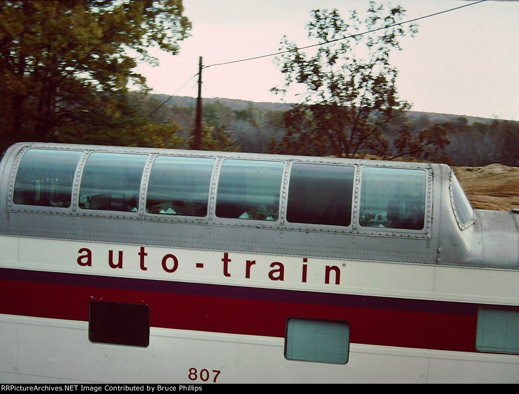 Original Auto-Train - Dome Diner #807 Close-up