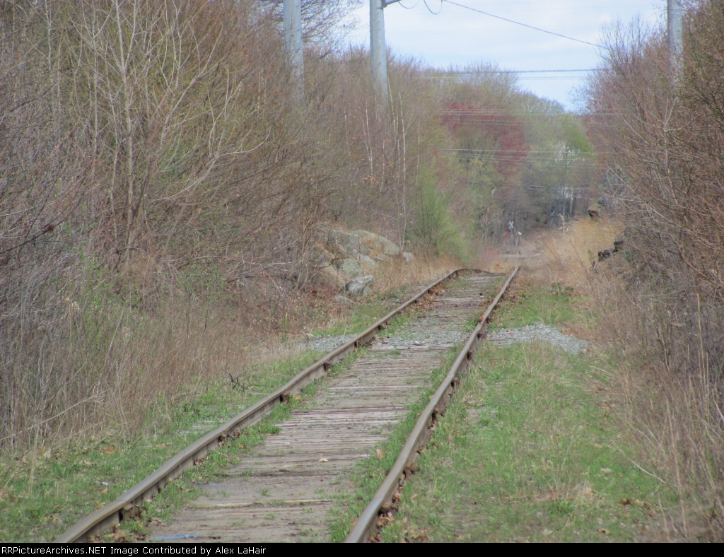 Looking Up Towards Grafton and Upton Interchange from Saint-Gobain