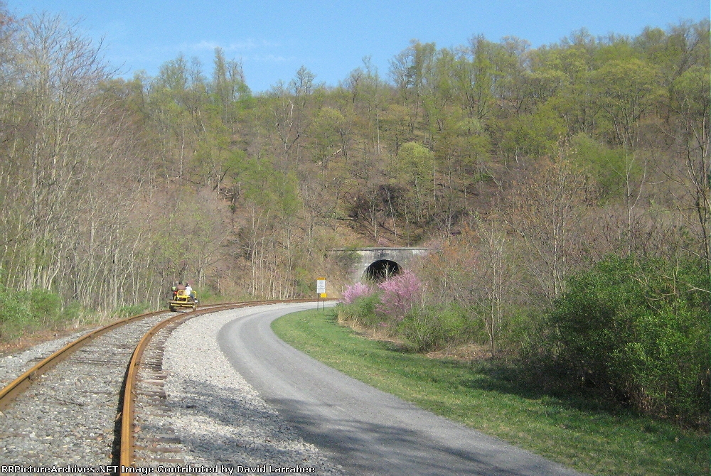 Approaching Brush Tunnel