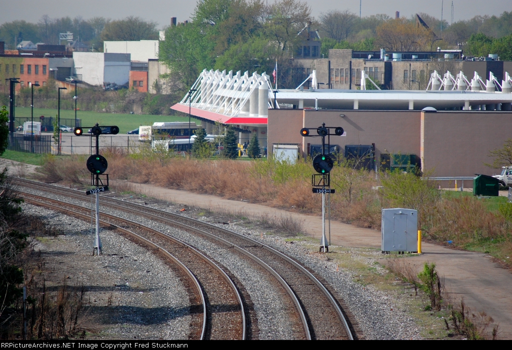 Both signals came on for the westbound move.